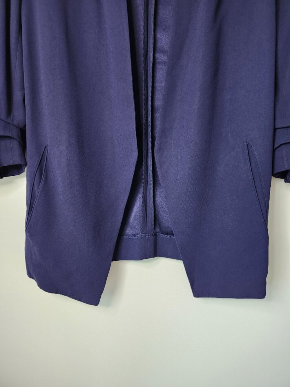 ARTIZIA BABATON Navy Power Blazer - Picture 6 of 10